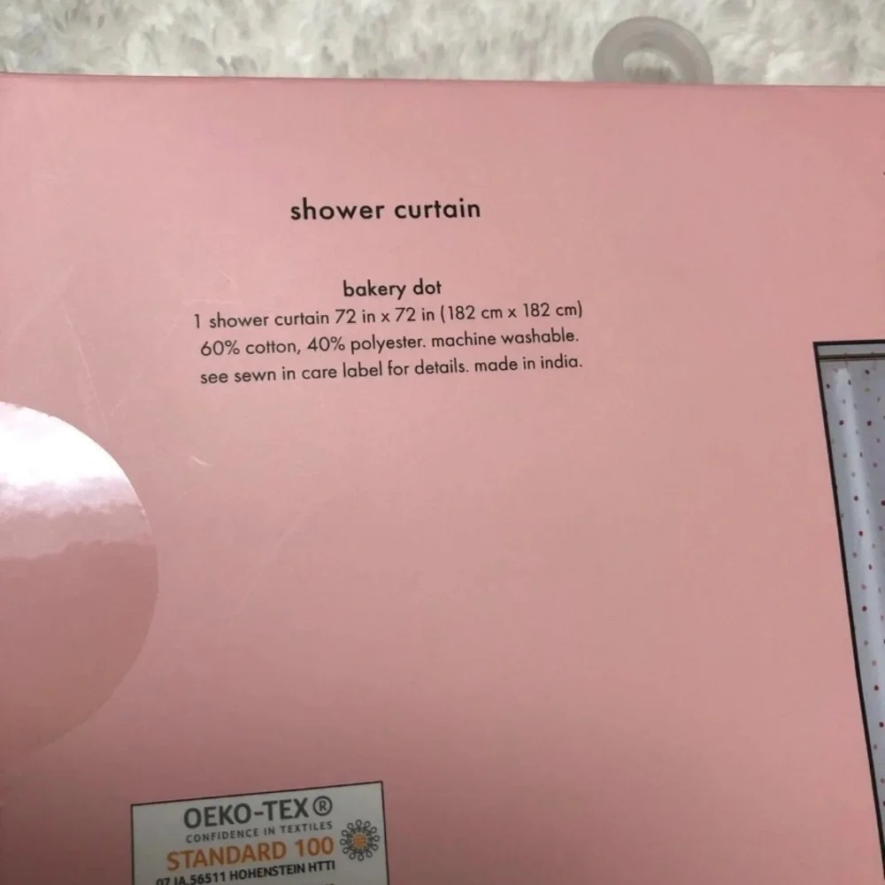 Kate Spade Bakery Dot Shower Curtain